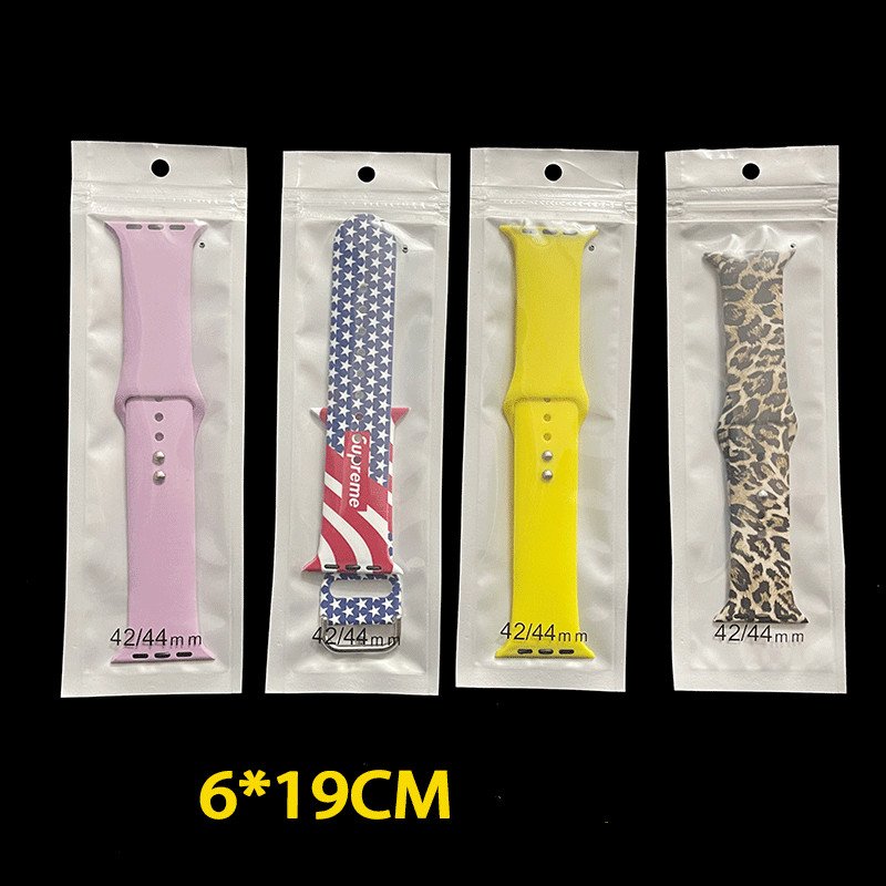 In Stock White Pearl Film Packaging Pearl Bag Transparent Self Adhesive Seal Packing For Watches Strip Packaging