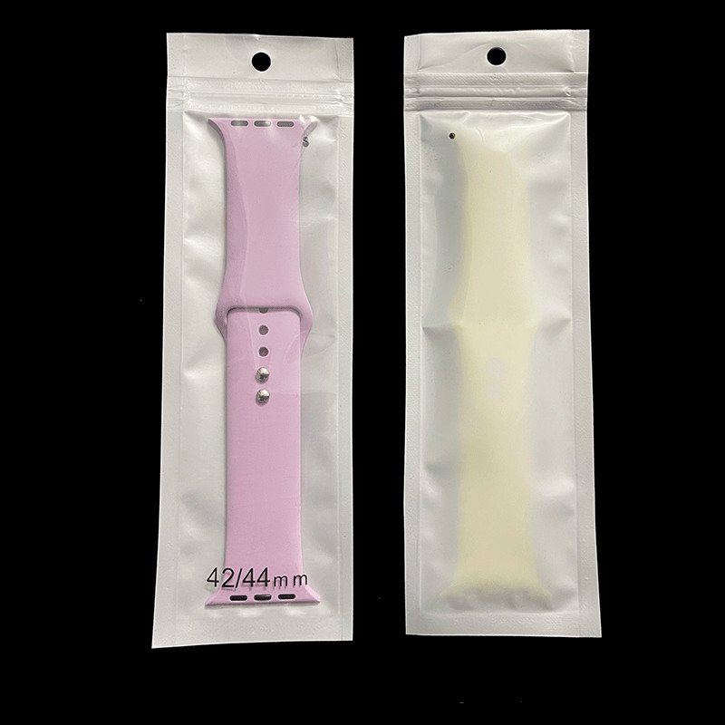 In Stock White Pearl Film Packaging Pearl Bag Transparent Self Adhesive Seal Packing For Watches Strip Packaging