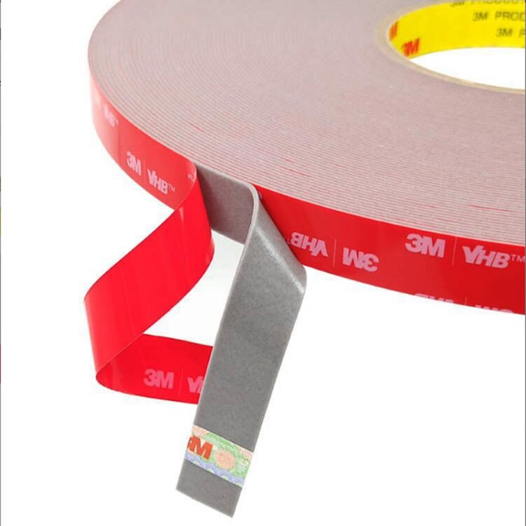 3 M VHB GPH110GF GPH160GF Double Sided Adhesive Tape 2mm Grey Water Activated Automotive Seals 19mm Rolls