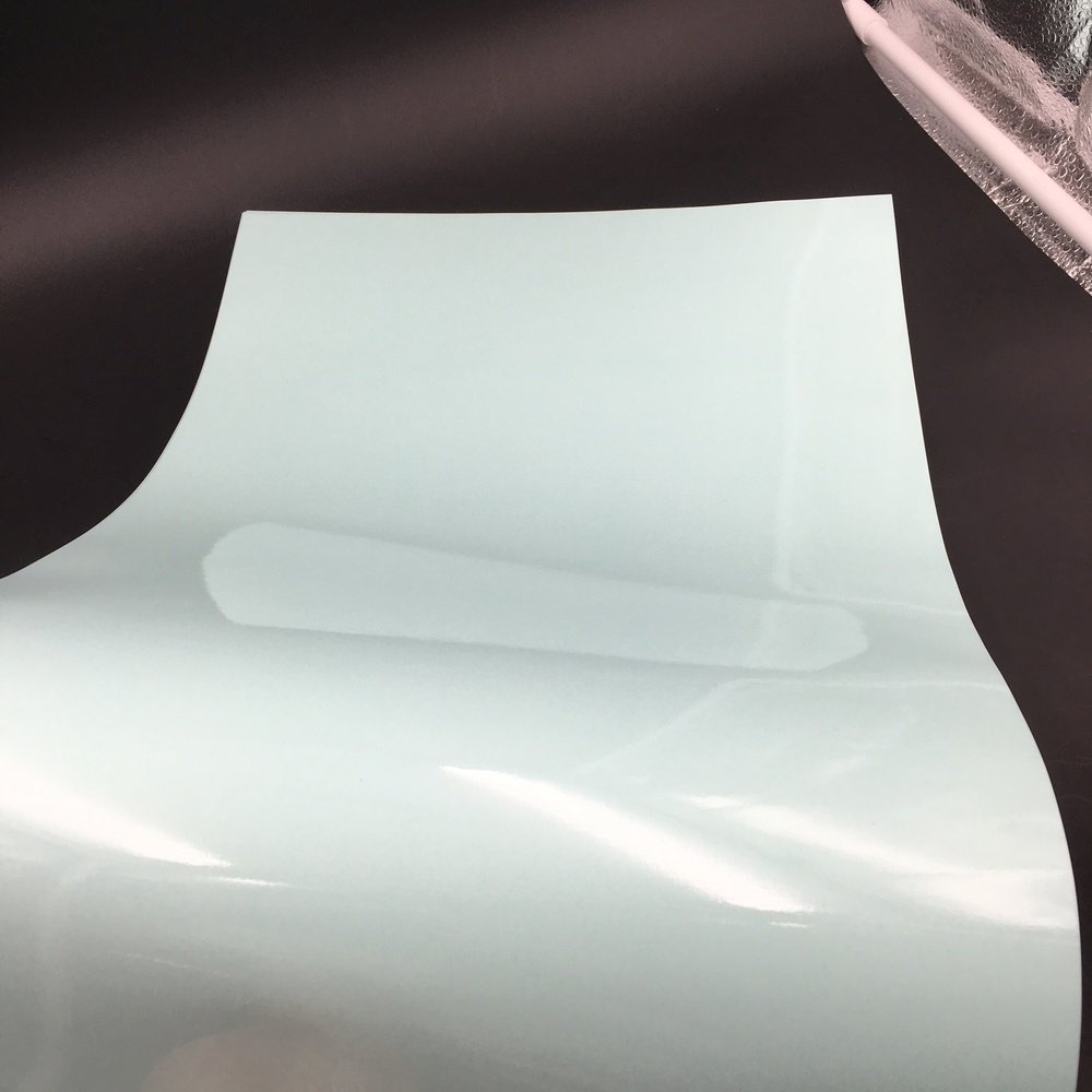 Water Glue Transparent PET/PVC/PP Film Self Adhesive Sticker paper