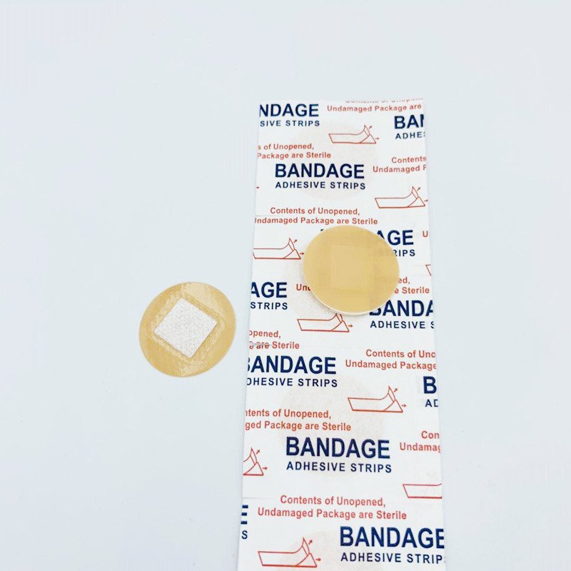 Medical Round Washproof Adhesive PE Band Aids Wound Plaster Spot Bandage Plaster