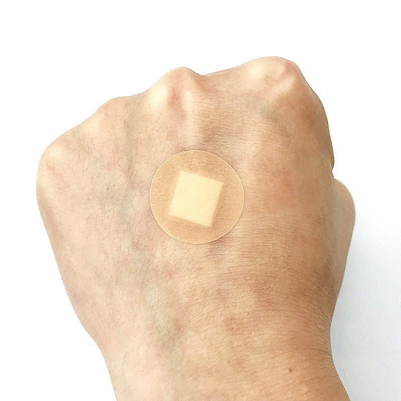 Medical Round Washproof Adhesive PE Band Aids Wound Plaster Spot Bandage Plaster
