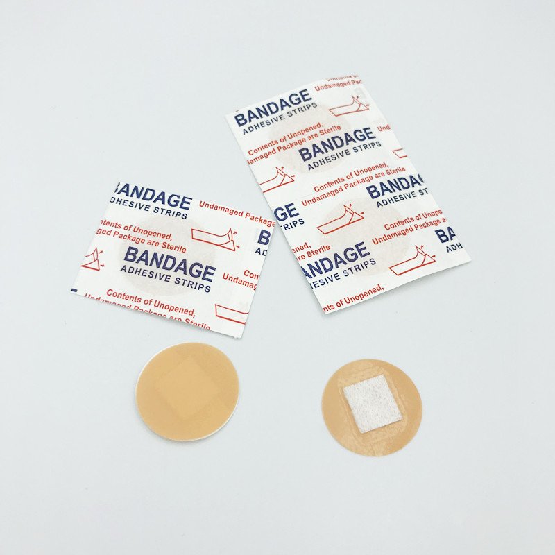 Medical Round Washproof Adhesive PE Band Aids Wound Plaster Spot Bandage Plaster