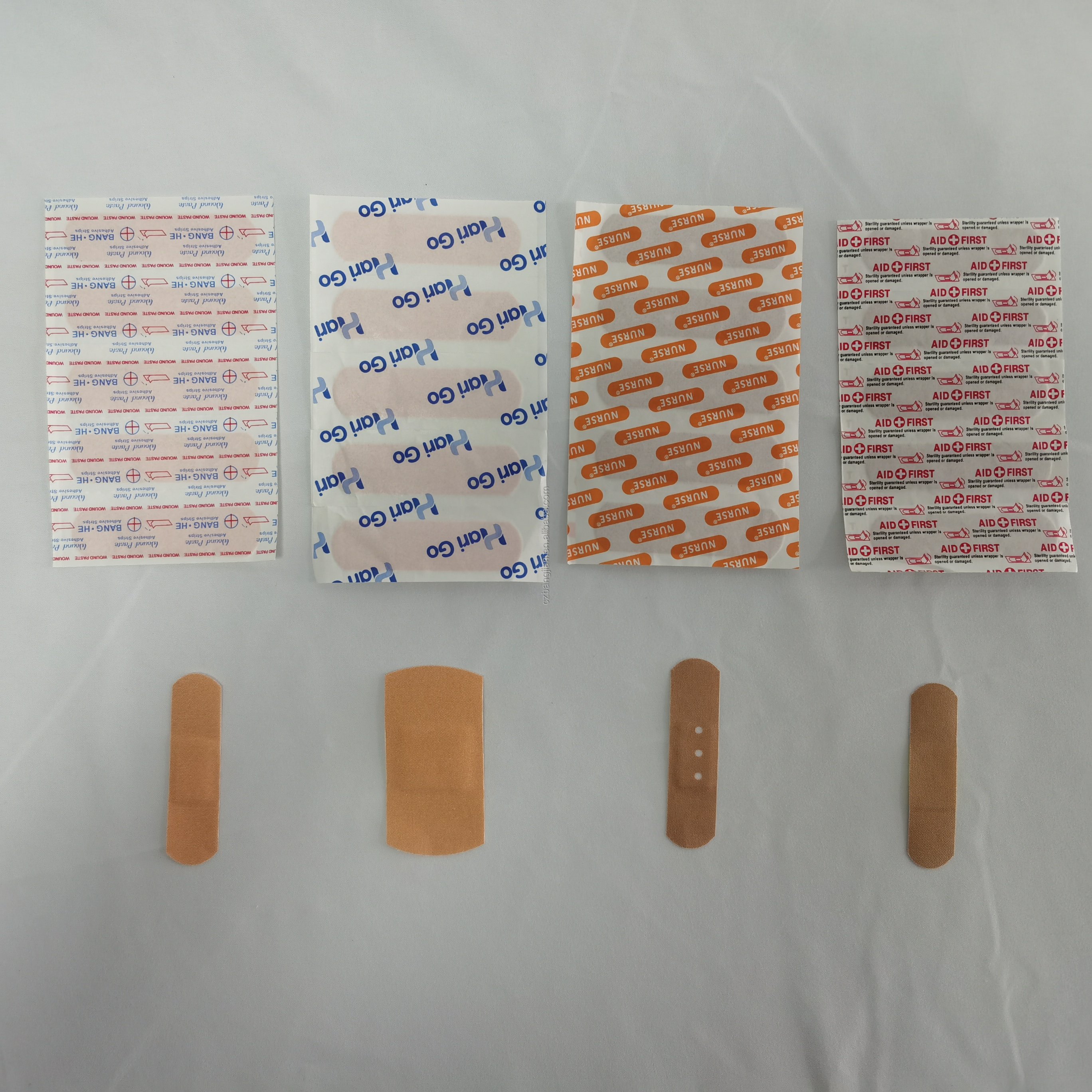 PE Cartoon Self Adhesive Bandage Band Aid Plaster 19 X 76 Mm 50 Pcs Instrument Class Safety Material Shelf Origin Type Care Life
