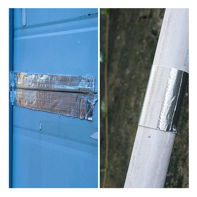 Rubberized Repair Waterproof Adhesive Seal Leak Sealant Aluminum Seam Foil Butyl Rubber rv Roof Tape for Repair