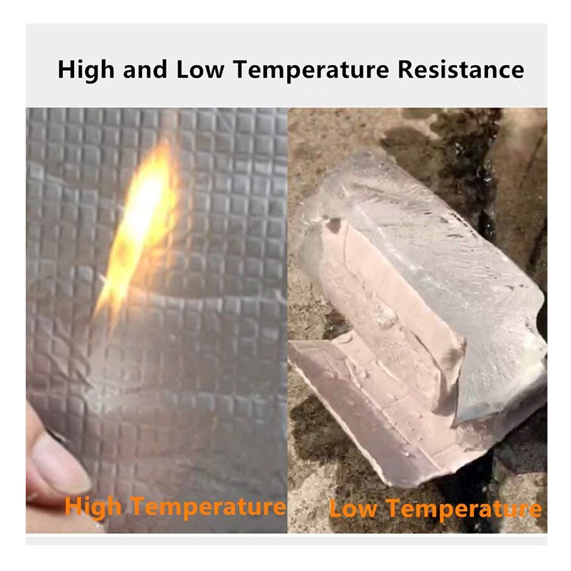 Rubberized Repair Waterproof Adhesive Seal Leak Sealant Aluminum Seam Foil Butyl Rubber rv Roof Tape for Repair