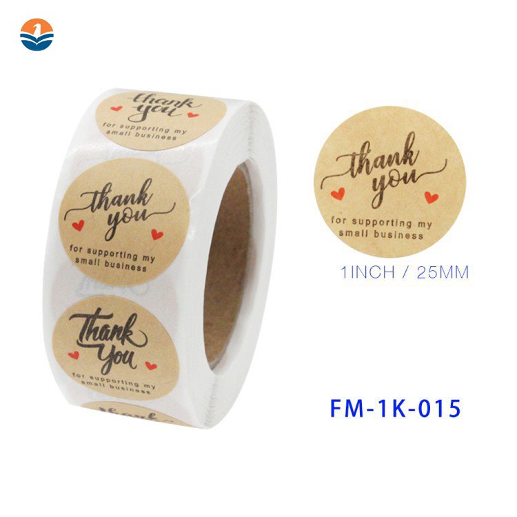 Adhesive Custom Logo Emboss Paper Label Sticker Color Printing