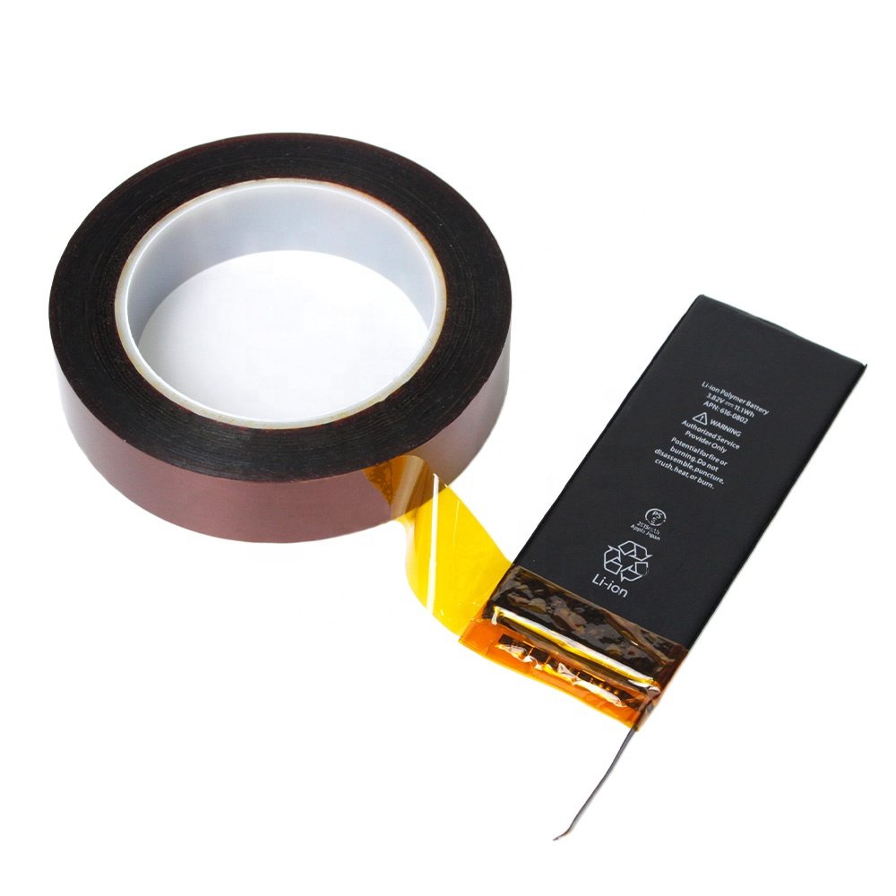 1- Amber Color Heat Resistant New Energy Electrical Termination Insulation Protection Lithium Battery Self Adhesive Tape