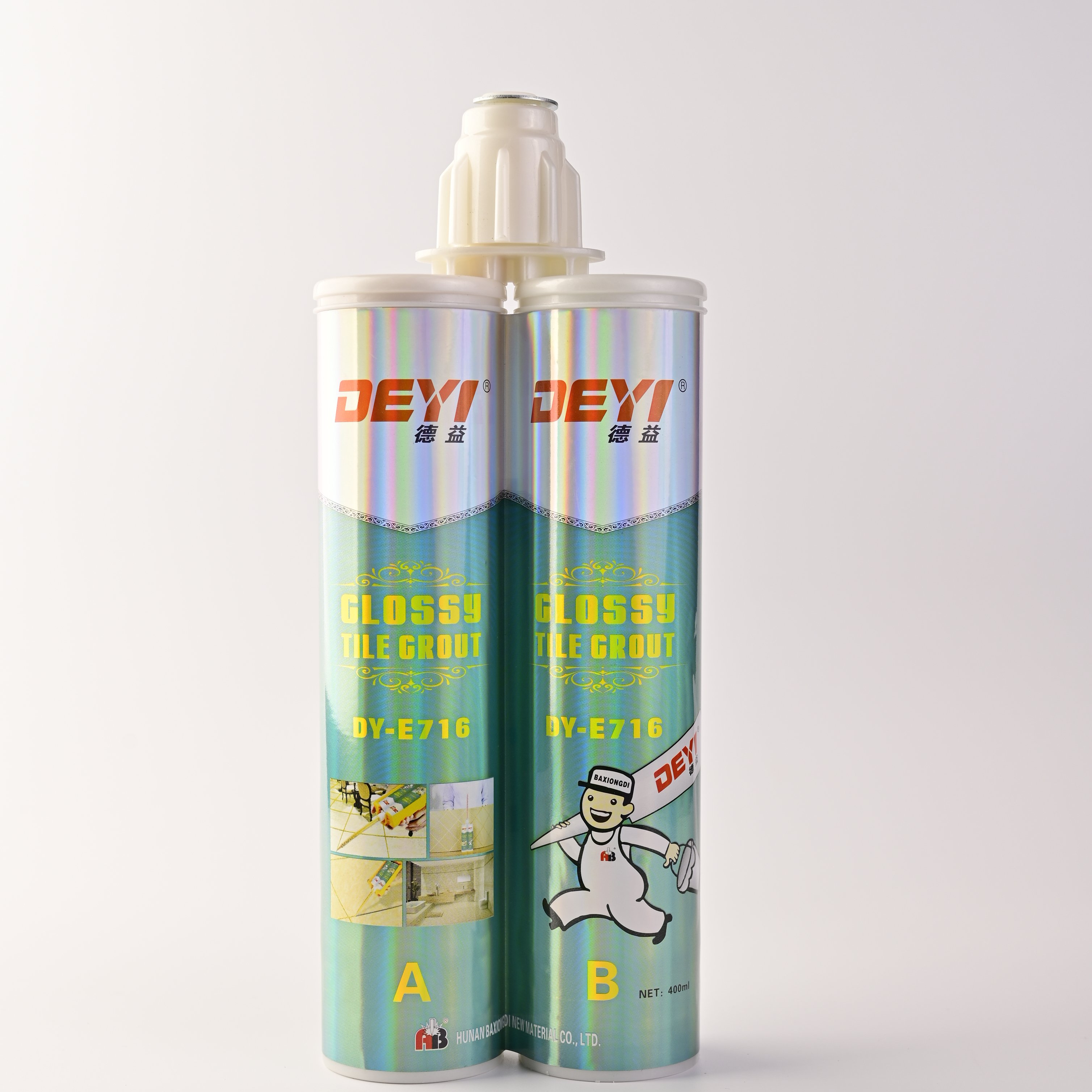 home decoration 400ml cartridge ceramic tile adhesive epoxy tile grout