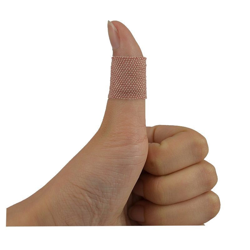 Various of hot selling disposable heavy weight wound plaster first aid kit tough fabric band aid adhesive bandage