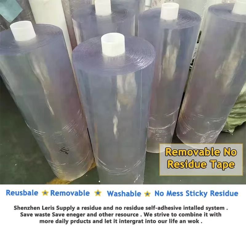 High viscosity yellow tape nano pad self-adhesive silicone rubber sheet anti-slip adhesive pad custom size and color