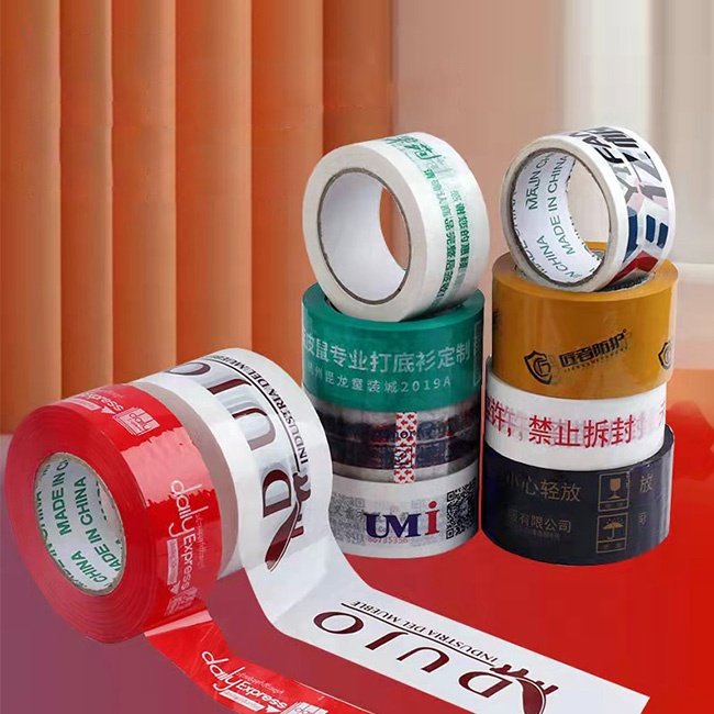 Packaging tape adhesive customised packing tape