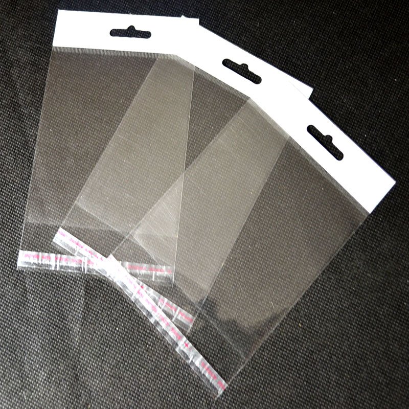 Custom printed opp bag self adhesive plastic bags cellophane bags
