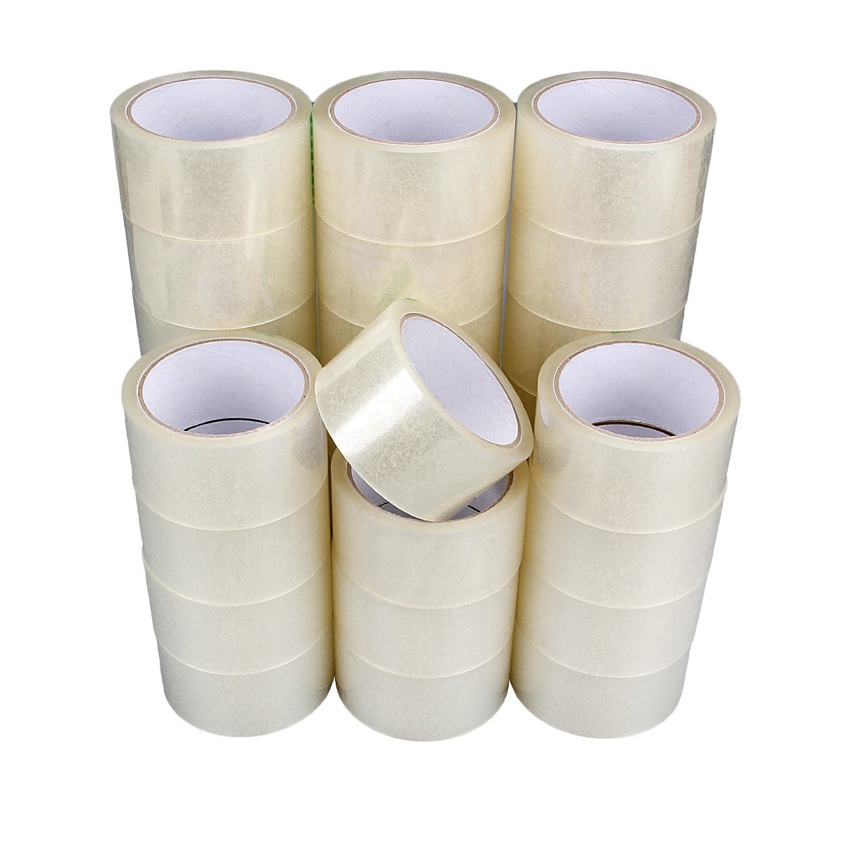 Factory Directsales 1Box 2inch 36PCS High Quality Clear Bopp Adhesive Tape For Packaging Sealing