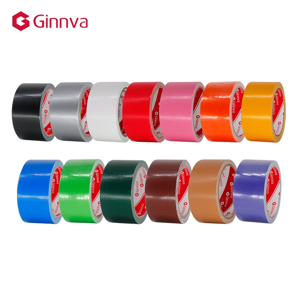 Single Sided Duct Tape Pressure Sensitive Adhesive Cloth Tape Carton Sealing 25mm 48mm Width Packaged Carton