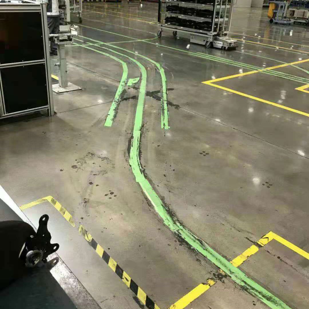 2021 New Custom Size Arc Type Heavy Duty Floor Marking Tape Guide Line AGV Magnetic Stripe Protective Tape For Forklift Traffic