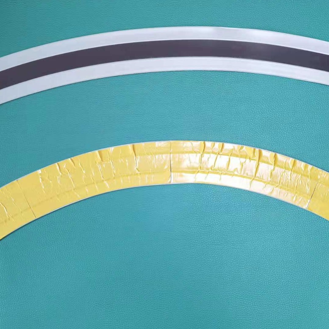 2021 New Custom Size Arc Type Heavy Duty Floor Marking Tape Guide Line AGV Magnetic Stripe Protective Tape For Forklift Traffic