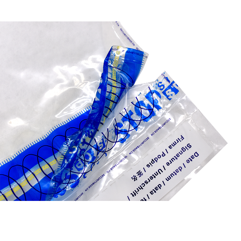 Clear Self Adhesive Seal Bank Deposit Bags Security Bank Deposit Tamper-evident Bags Plastic Grocery Bags Customized Logo Free