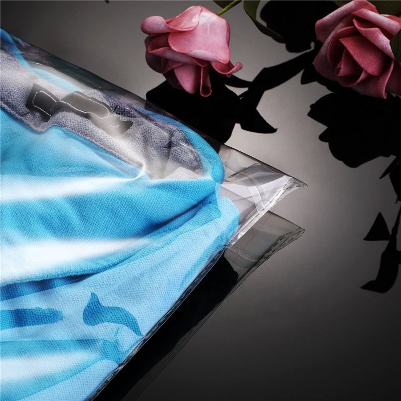 Clear Apparel Bags Self Sealing Adhesive OPP Poly Plastic Bags for T-Shirt and Clothes Packaging, 8.7 x 12.6 inches