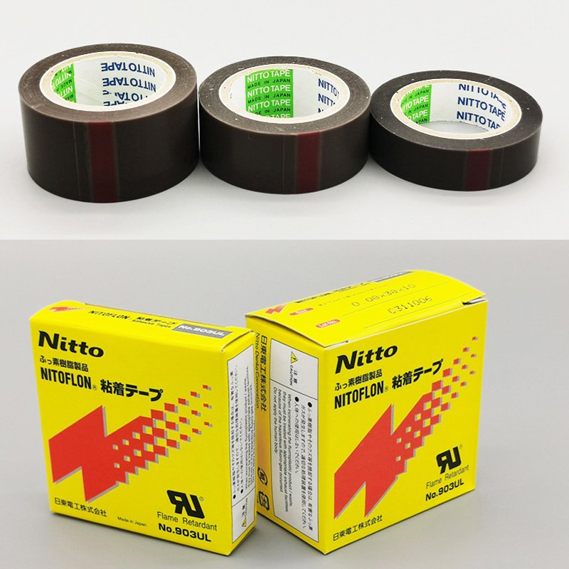 Nitto PTFE Fiberglass Film Tape Nitto 903UL for Heat Masking & Sealing