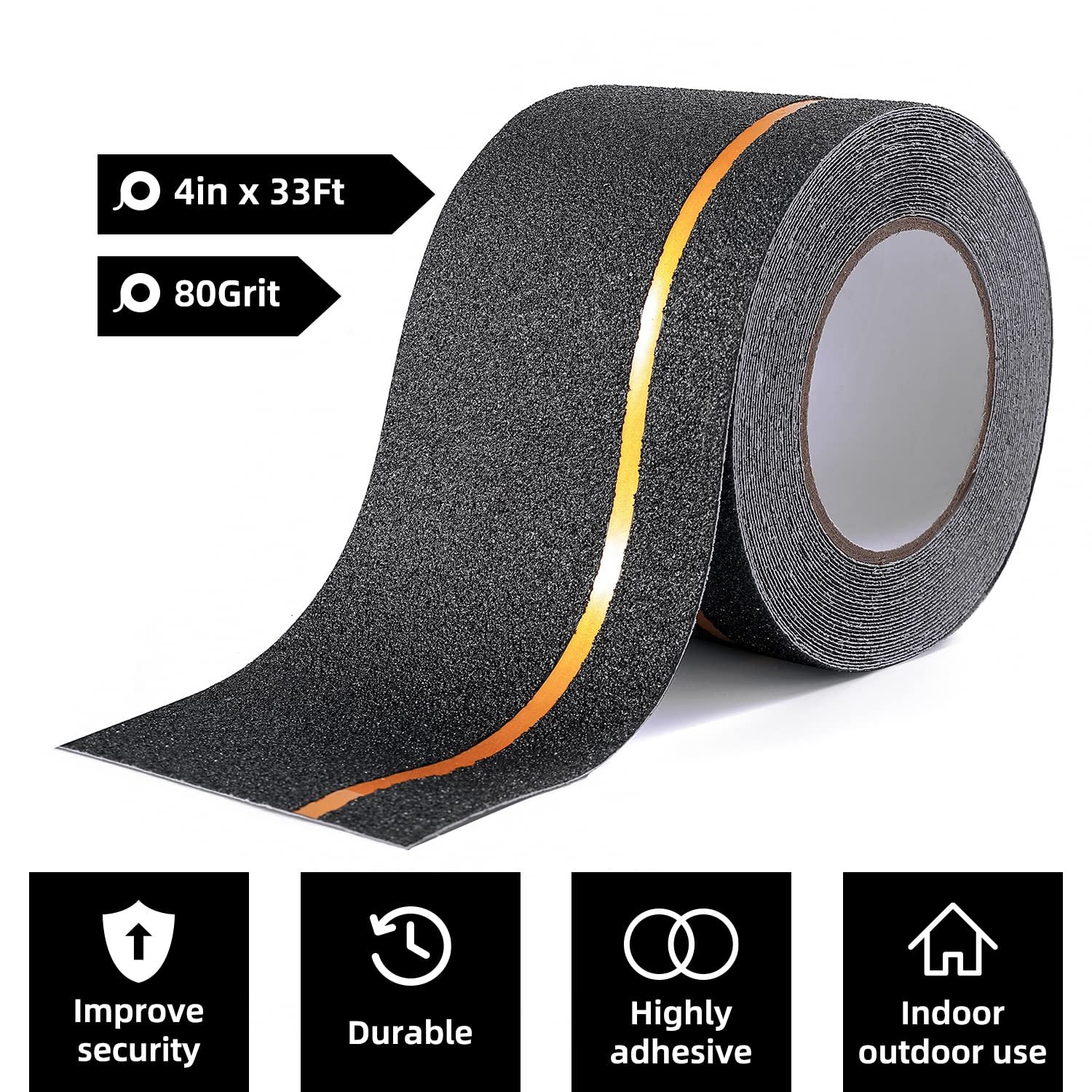 Stair Anti Slip Anti-Slip Reflective Grip Stairs Grip Safety Walk Skateboard Non Slip Adhesive Tape