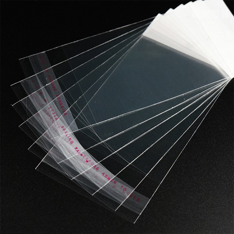 Custom Plastic OPP Poly Bag with Card Header Disposable Gravure Printing for Gift Packing Craft Packaging Plastic Shrink Bag