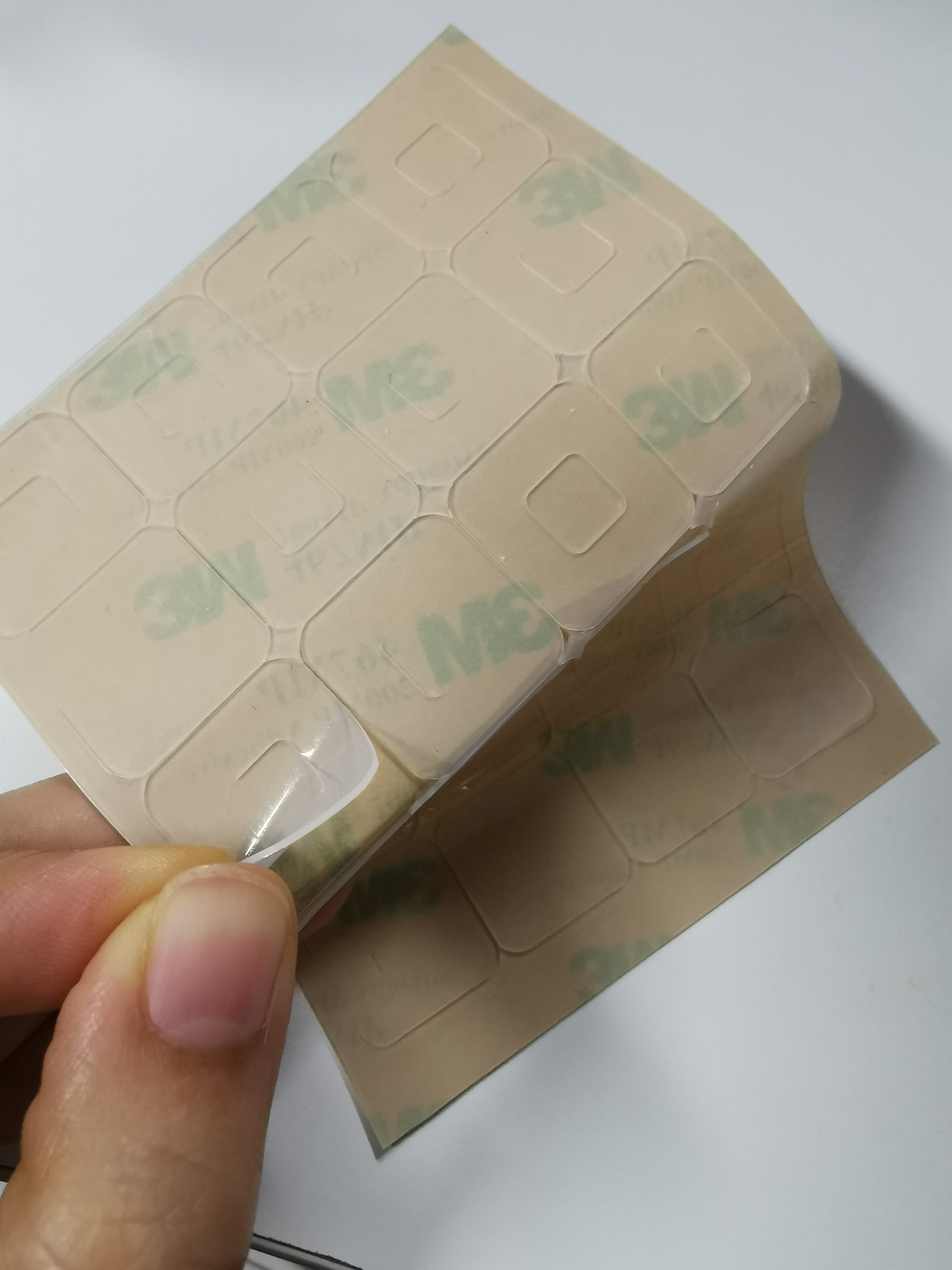 Non-slip Silicon Grip Dots with 3M467MP Adhesive for Holding Rulers and Templates in Place