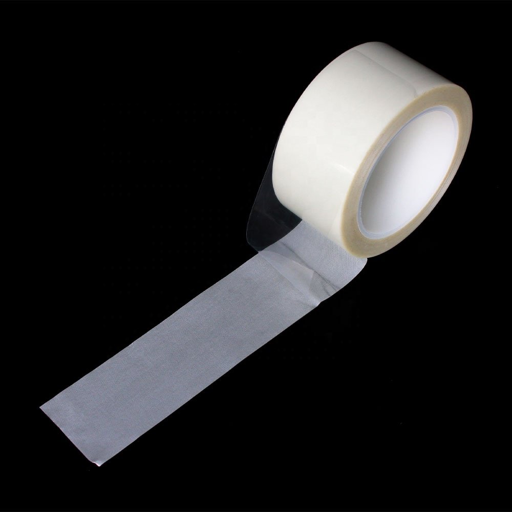 1- Recyclable Heat Resistant Flame Retardant Fiberglass Glass Cloth Double Sided Coated Silicone Glue Self Adhesive Tape