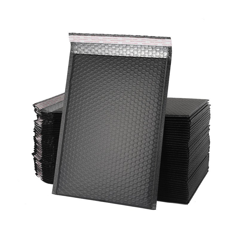 OEM Stock Eco-friendly Customize Black Pink Mailer Strong Adhesive Air Bags Packing Mailing Tear Proof Bubble Padded Envelopes