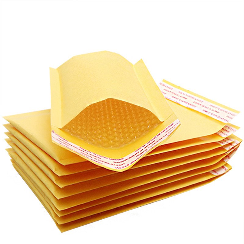 OEM Stock Eco-friendly Customize Black Pink Mailer Strong Adhesive Air Bags Packing Mailing Tear Proof Bubble Padded Envelopes