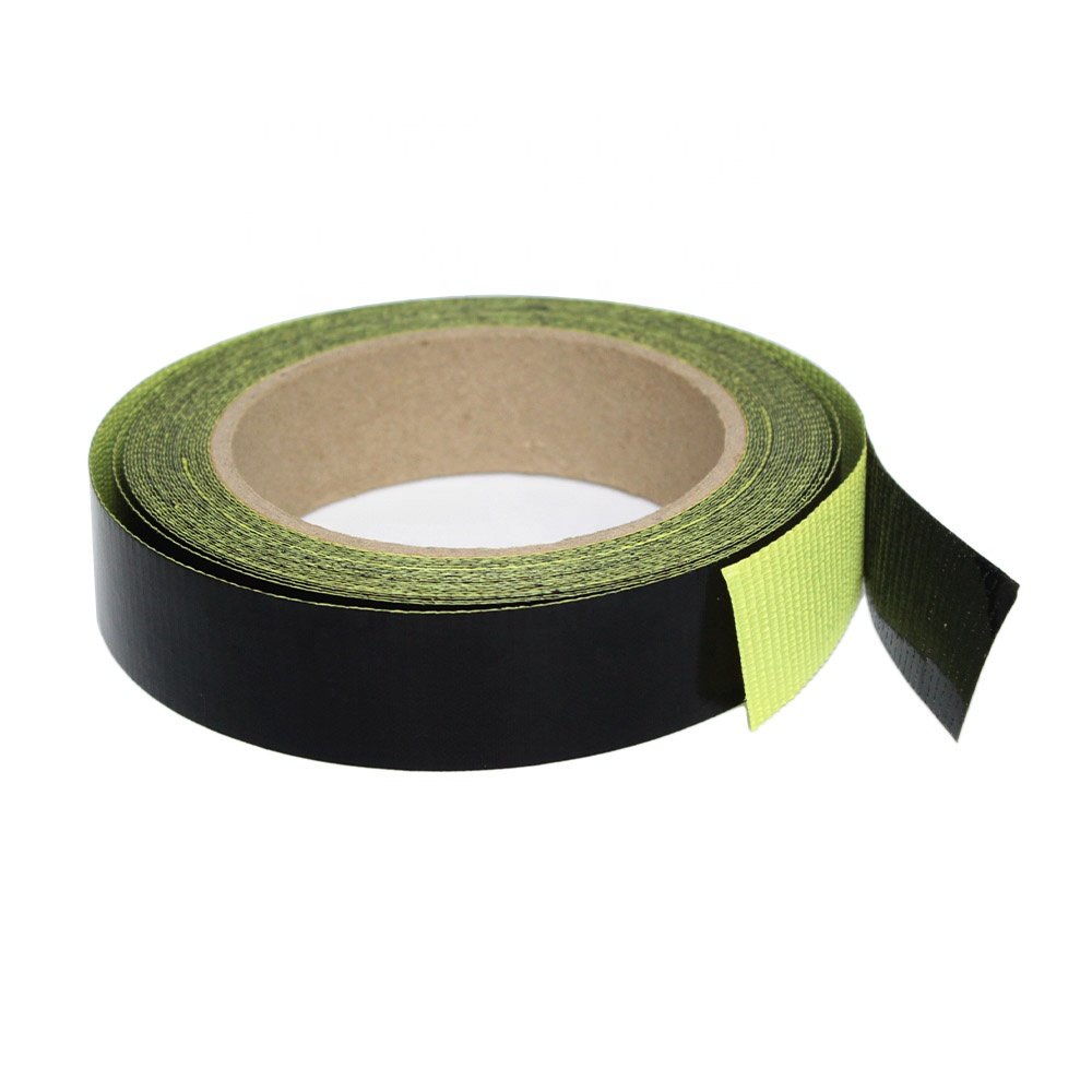 3- Linered Black Color Anti Sticky PTFE Coated Fiberglass Glass Cloth with Silicone Glue Self Adhesive Tape with Release Liner
