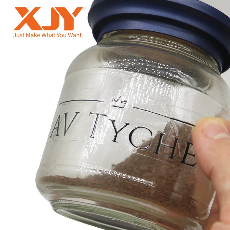 XJY Custom adhesive waterproof Label business made brand logo 3D UV transfer label products packing stickers