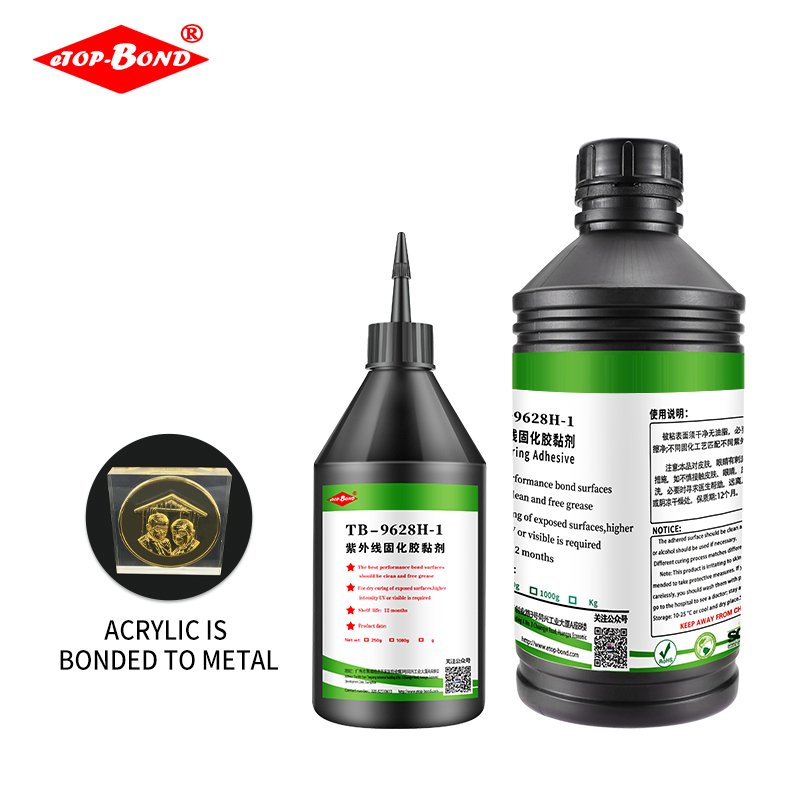 Strong Bonding Waterproof Uv Light Curing Acrylic Resin Adhesive Glue Manufacturer Bonding Pmma Pc Liquid Uv Adhesive Glue