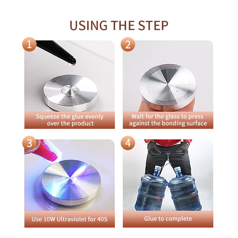 Strong Bonding Waterproof Uv Light Curing Acrylic Resin Adhesive Glue Manufacturer Bonding Pmma Pc Liquid Uv Adhesive Glue