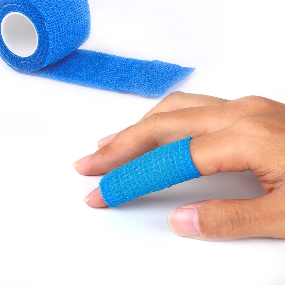 OEM/ODM 3" x 5 Yards Self Adhesive Bandage Wrap Breathable Self Adherent Wrap Athletic Elastic Cohesive Bandage