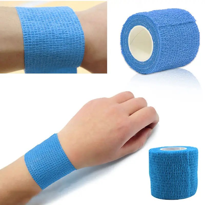 OEM/ODM 3" x 5 Yards Self Adhesive Bandage Wrap Breathable Self Adherent Wrap Athletic Elastic Cohesive Bandage