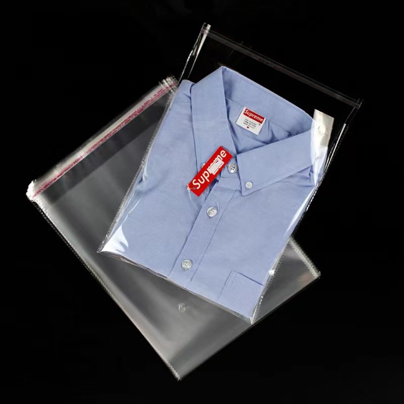 custom printing clear plastic printed self adhesive package packing opp bag