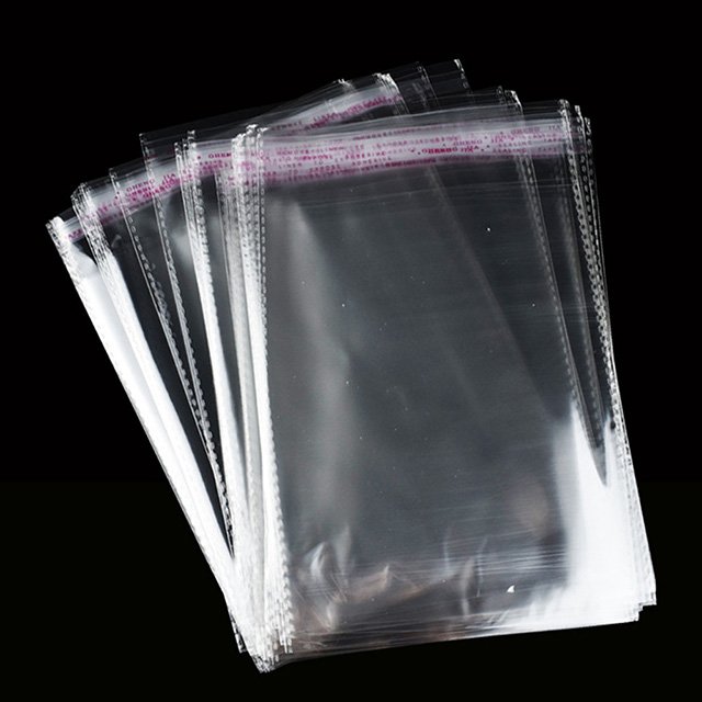 custom printing clear plastic printed self adhesive package packing opp bag