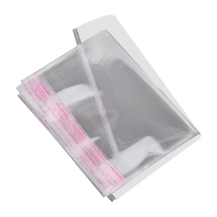 custom printing clear plastic printed self adhesive package packing opp bag