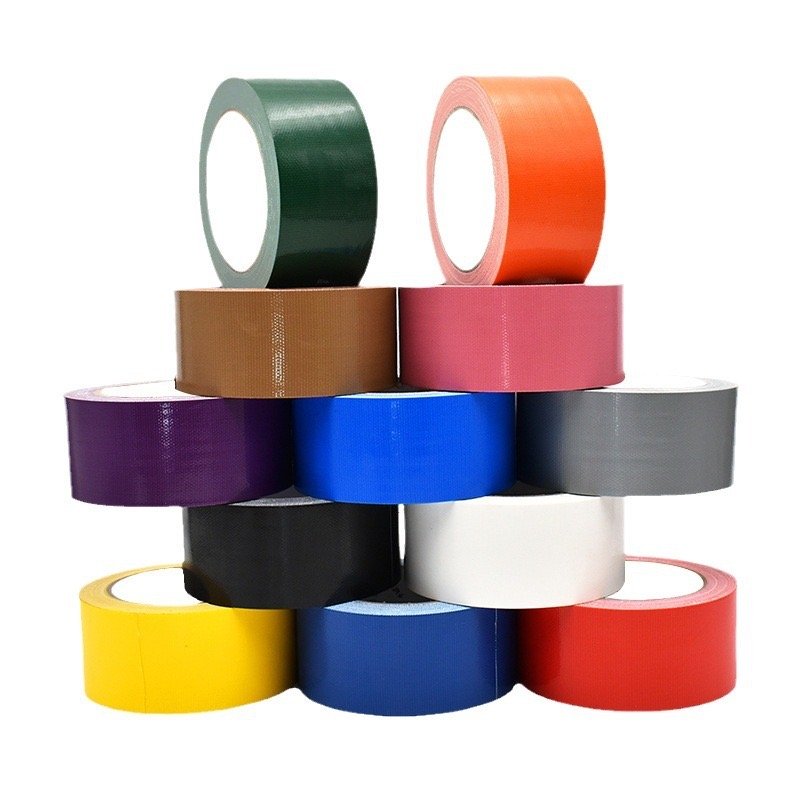Customized New brand Single Sided Strong Adhesive New Brand Carpet Cloth Duct Tape Custom Tape Roll