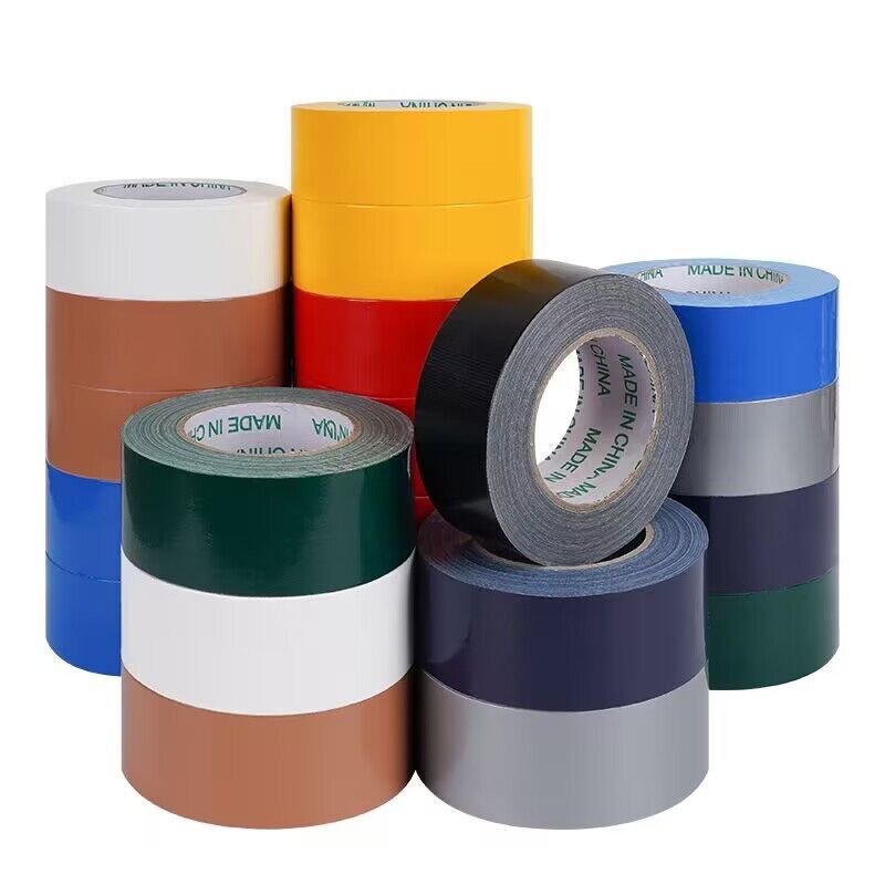 Customized New brand Single Sided Strong Adhesive New Brand Carpet Cloth Duct Tape Custom Tape Roll