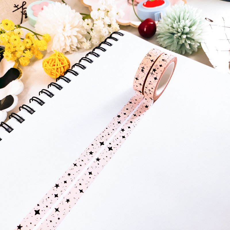 wholesale custom printing kawaii cute vintage adhesive journal washi tape