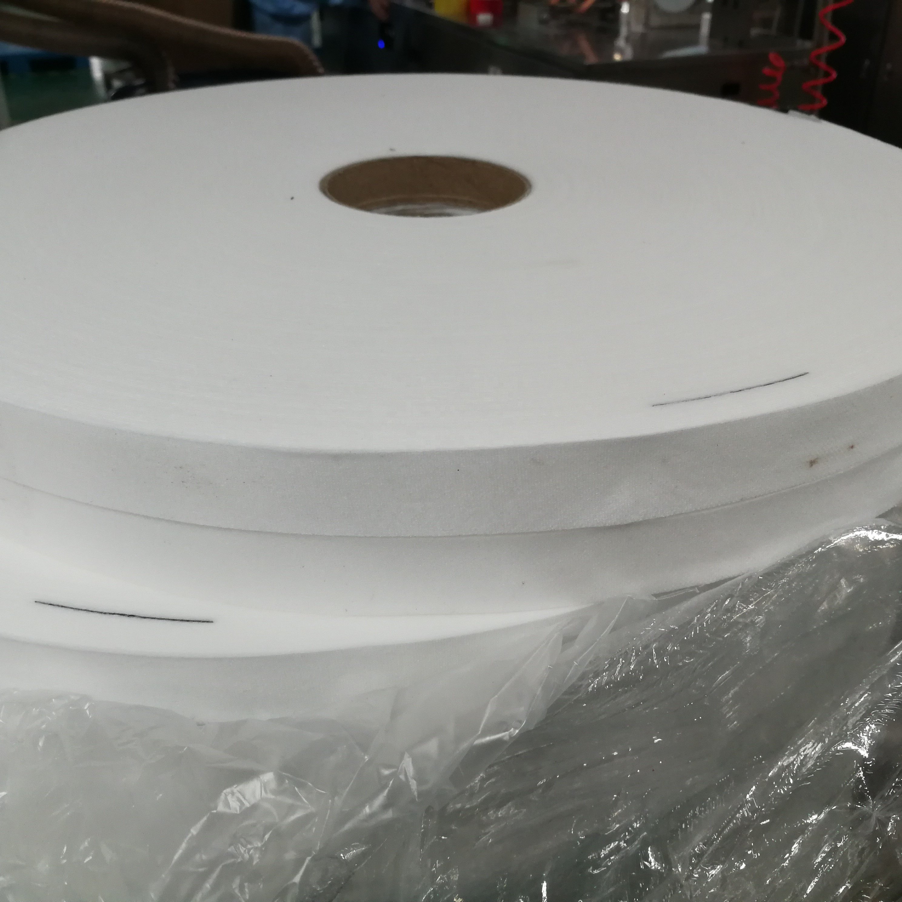 factory of PE bandage jumbo rolls -band aids raw materials skin color/gridding/brown color adhesive bandage roll