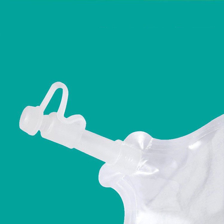 manufacture custom two piece urostomy connector to urine drain bag 25mm 50mm 57mm hole with adhesive