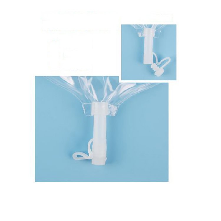 manufacture custom two piece urostomy connector to urine drain bag 25mm 50mm 57mm hole with adhesive