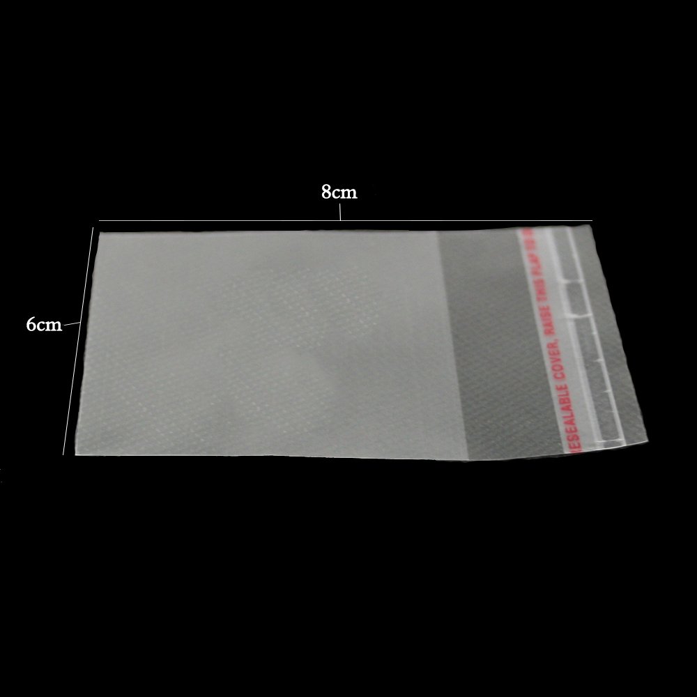 Crystal Clear Plastic Self Adhesive Seal Plastic Bag OPP Packing Storage Bags for Cards & Envelopes