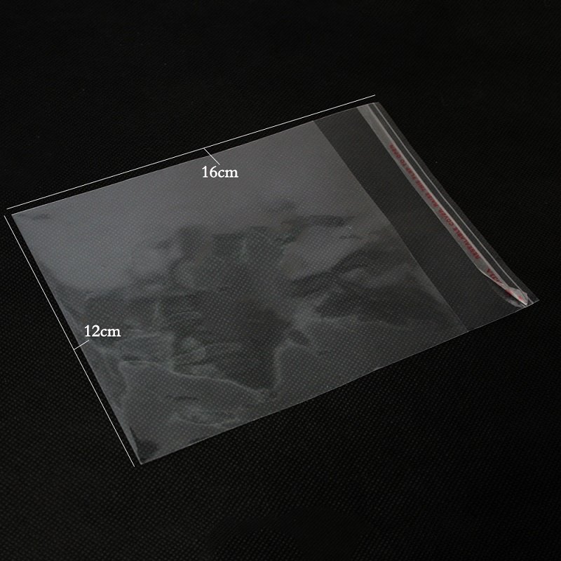 Crystal Clear Plastic Self Adhesive Seal Plastic Bag OPP Packing Storage Bags for Cards & Envelopes