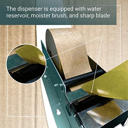 Bailida kraft paper adhesive tape Bailida 2.75" x 450' Reinforced Water-Activated