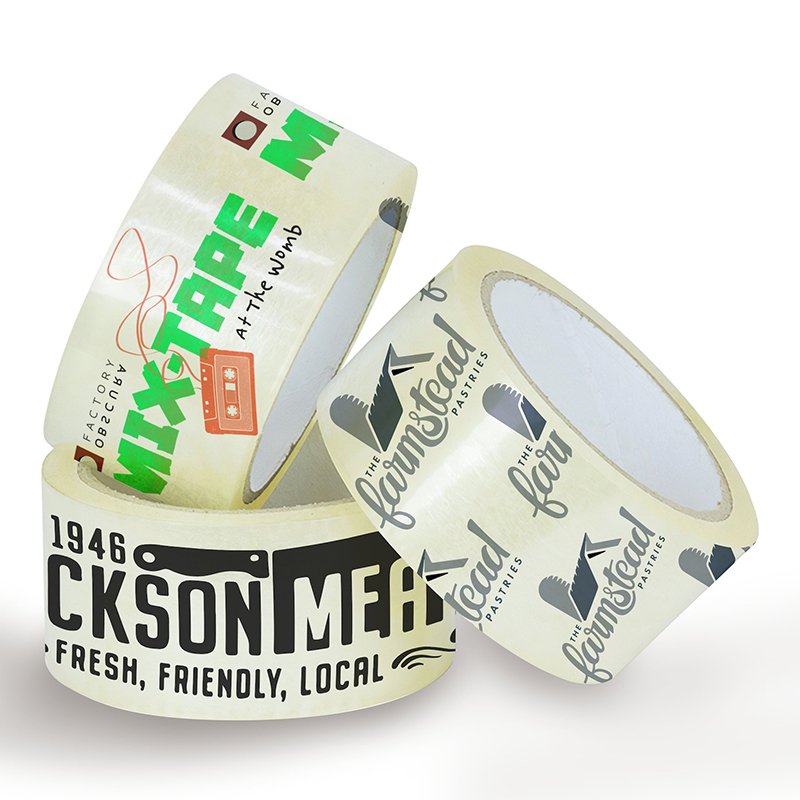 Low Noise Silent Clear Soundless Adhesion White Sealing Glue Carton Sealing Bopp Packing Tapes