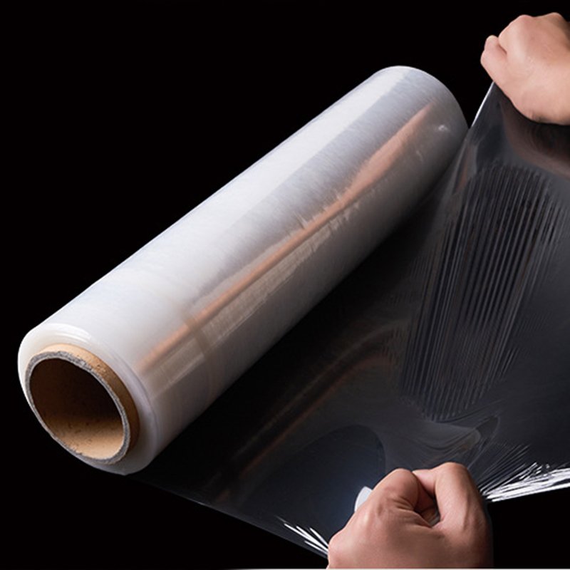PE Self Adhesive Clear Static Transparent Stretch Film